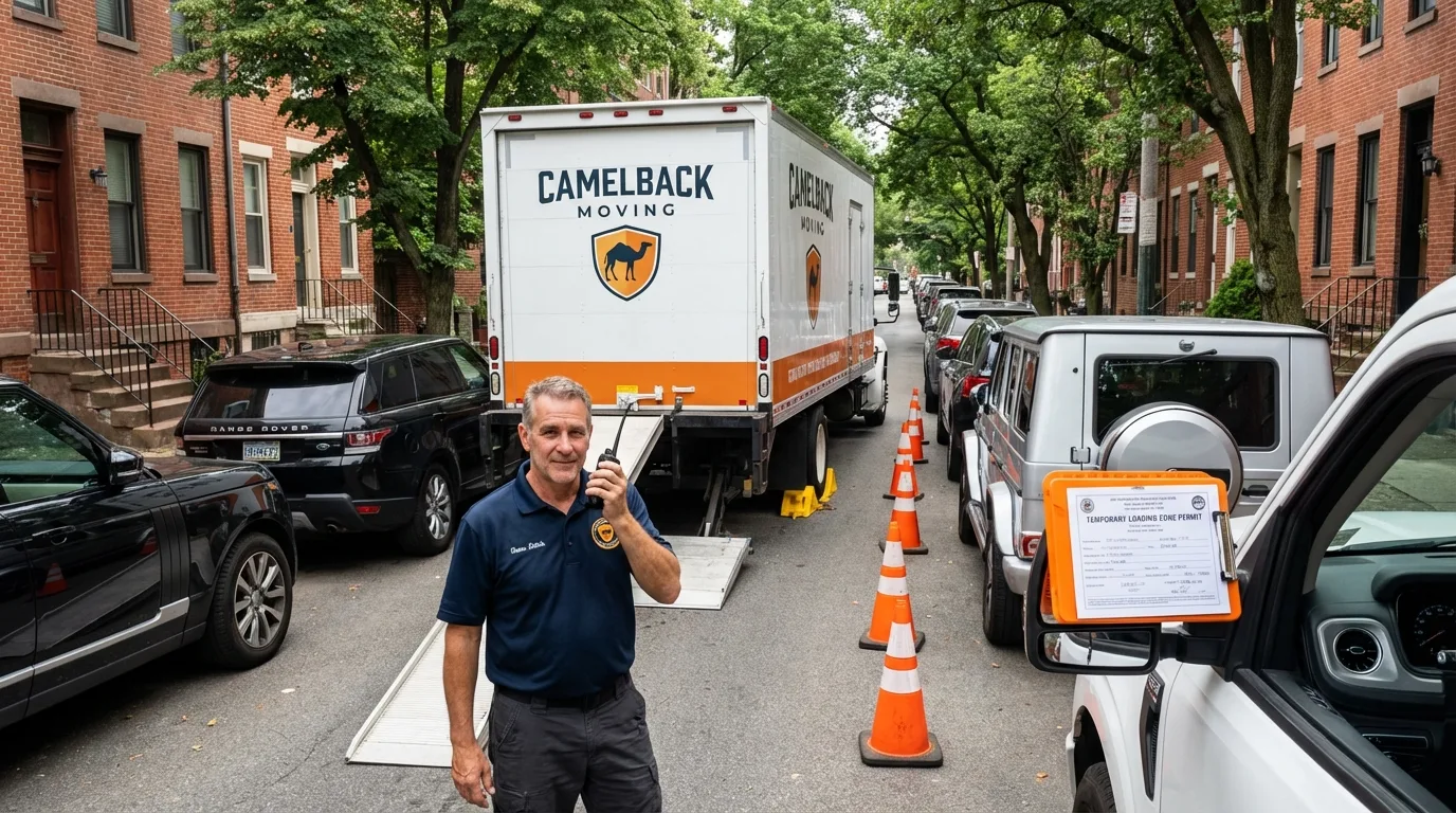 City street loading permit setup in Skowhegan, ME